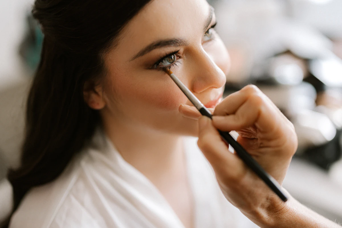 Eyeliner, close up