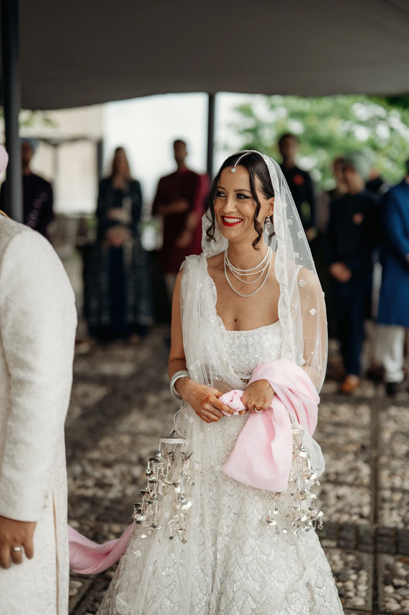 Bride at an Indian wedding ceremony