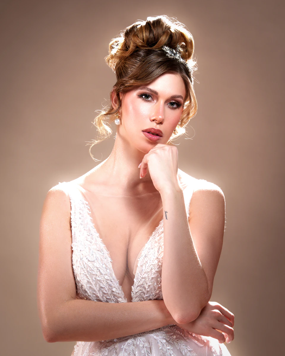 Studio beauty portrait