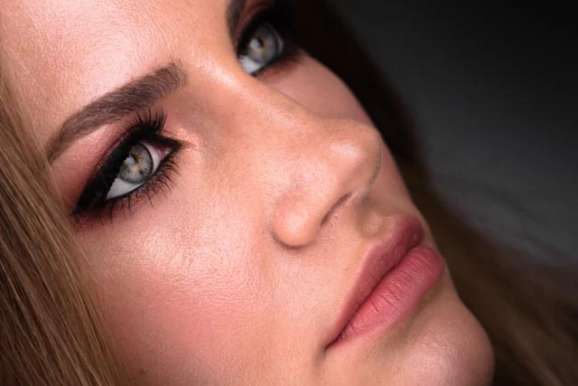 Eye makeup, close up
